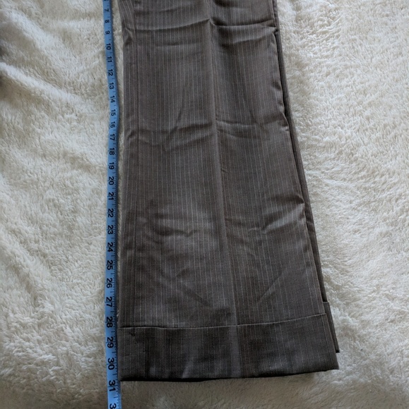 🌟Ann Taylor Wide Leg Pinstripe Margo Trousers - Picture 5 of 6